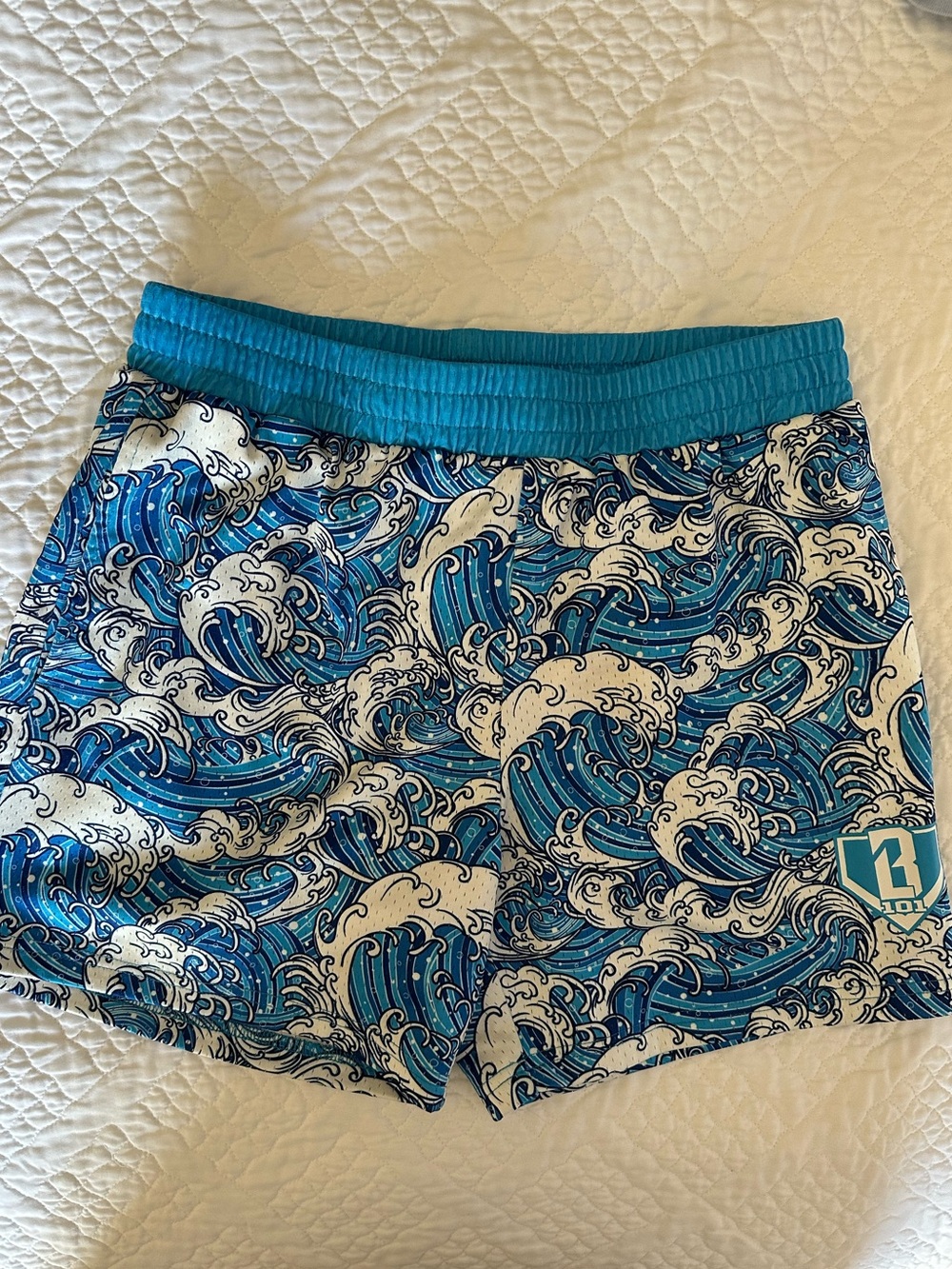 Baseball Lifestyle 101 Blue Wave shorts - Picture 3 of 4